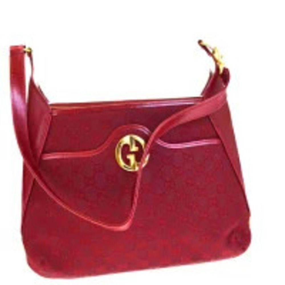 Gucci handbag G logo Shoulder Bag Red
